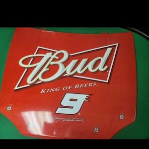 Kasey Kahne #9 Budweiser King Of Beers Race Car Hood Large Metal Beer Sign